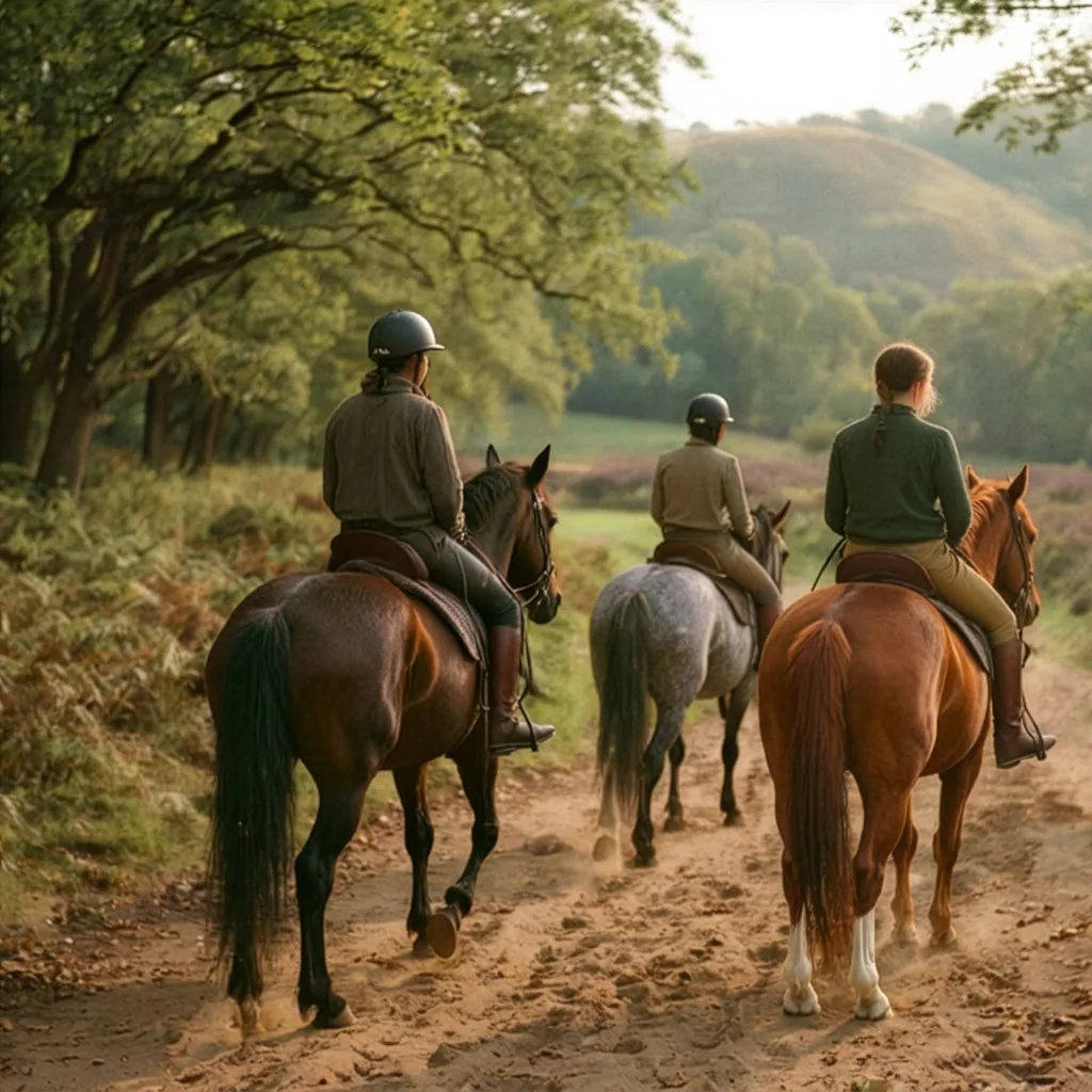 Balade à cheval en Creuse, autour de La Courtine