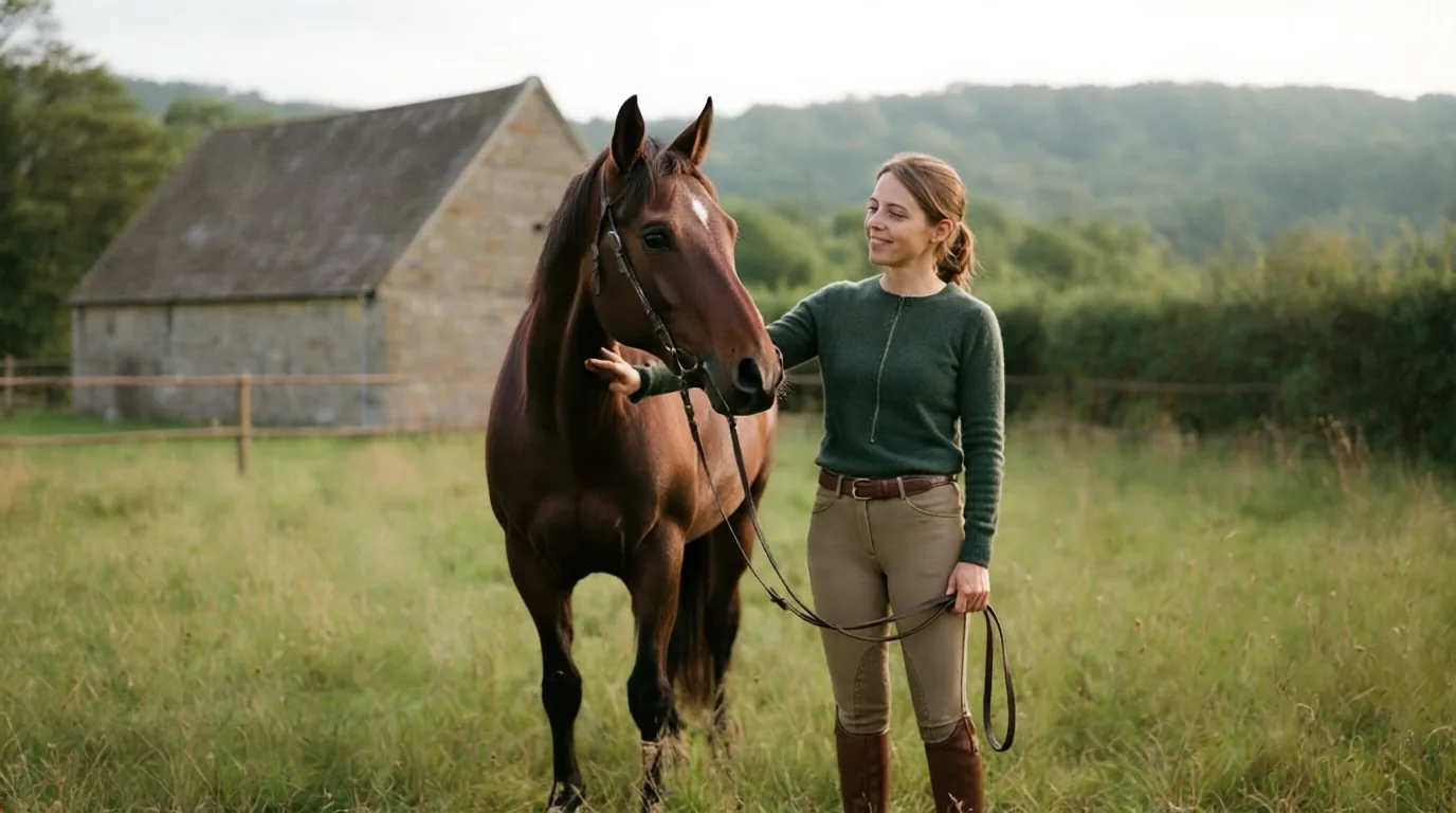 Cours d'équitation à La Courtine, Creuse